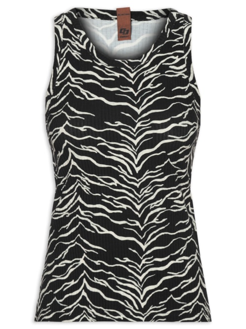 Regata Feminina Canelada – Preto