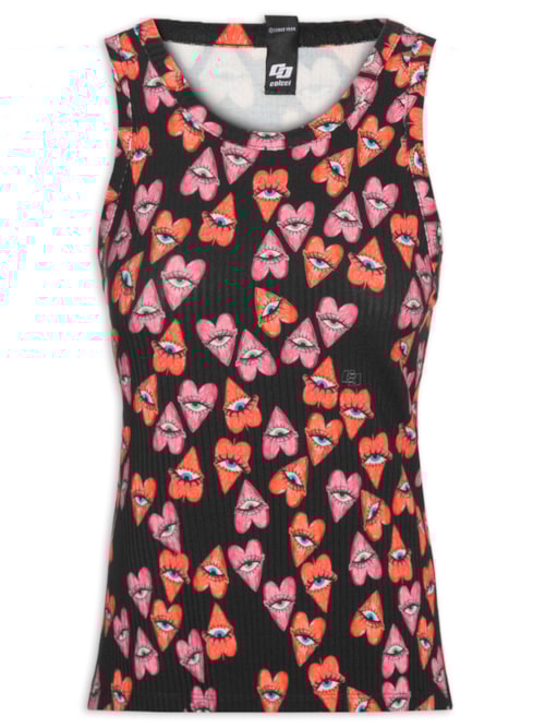 Regata Feminina Canelada – Preto