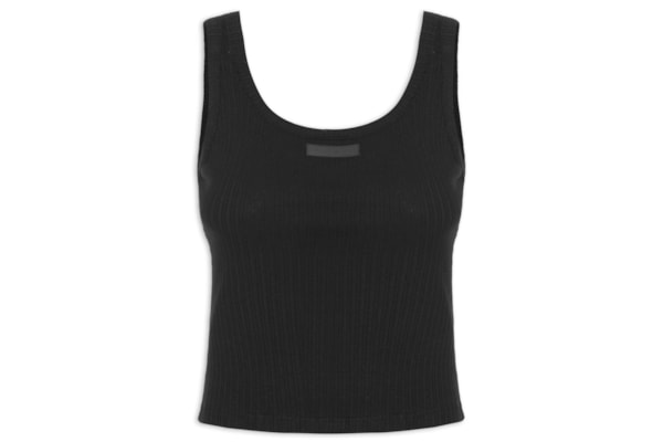 Regata Feminina Canelada - Preto