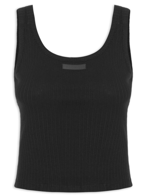 Regata Feminina Canelada – Preto