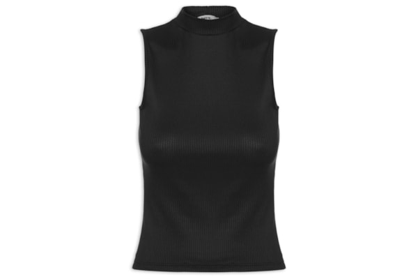 Regata Feminina Canelada - Preto