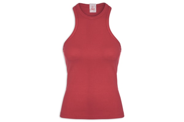 Regata Feminina Canelada - Vermelho