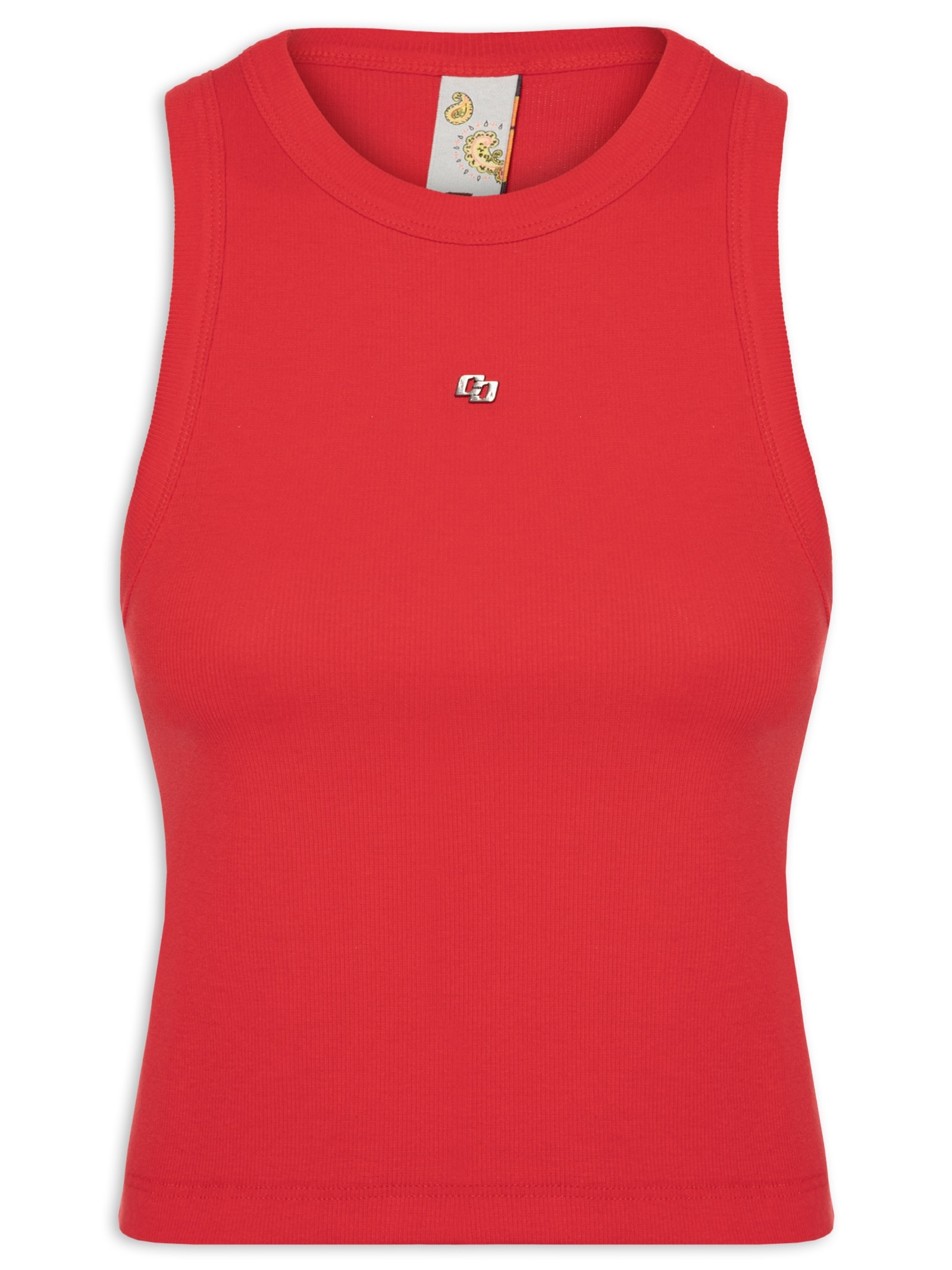 Regata Feminina Canelada Vermelho Colcci