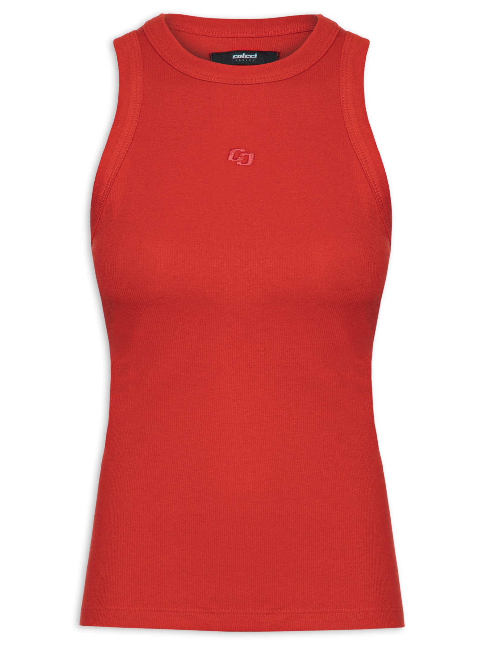 Regata Feminina Canelada Vermelho Colcci