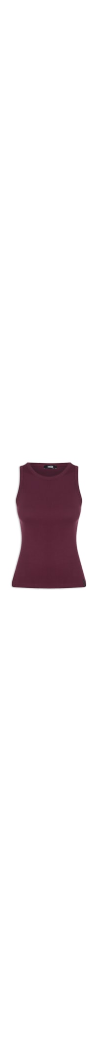 Regata Feminina Canelada - Vermelho