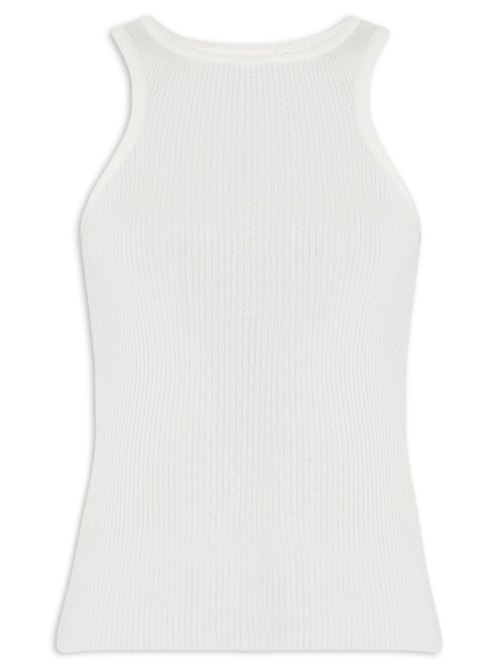 Regata Feminina Cavada – Branco