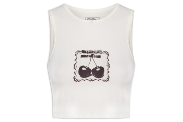 Regata Feminina Cherryride Tank - Branco