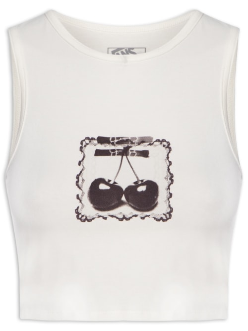 Regata Feminina Cherryride Tank – Branco