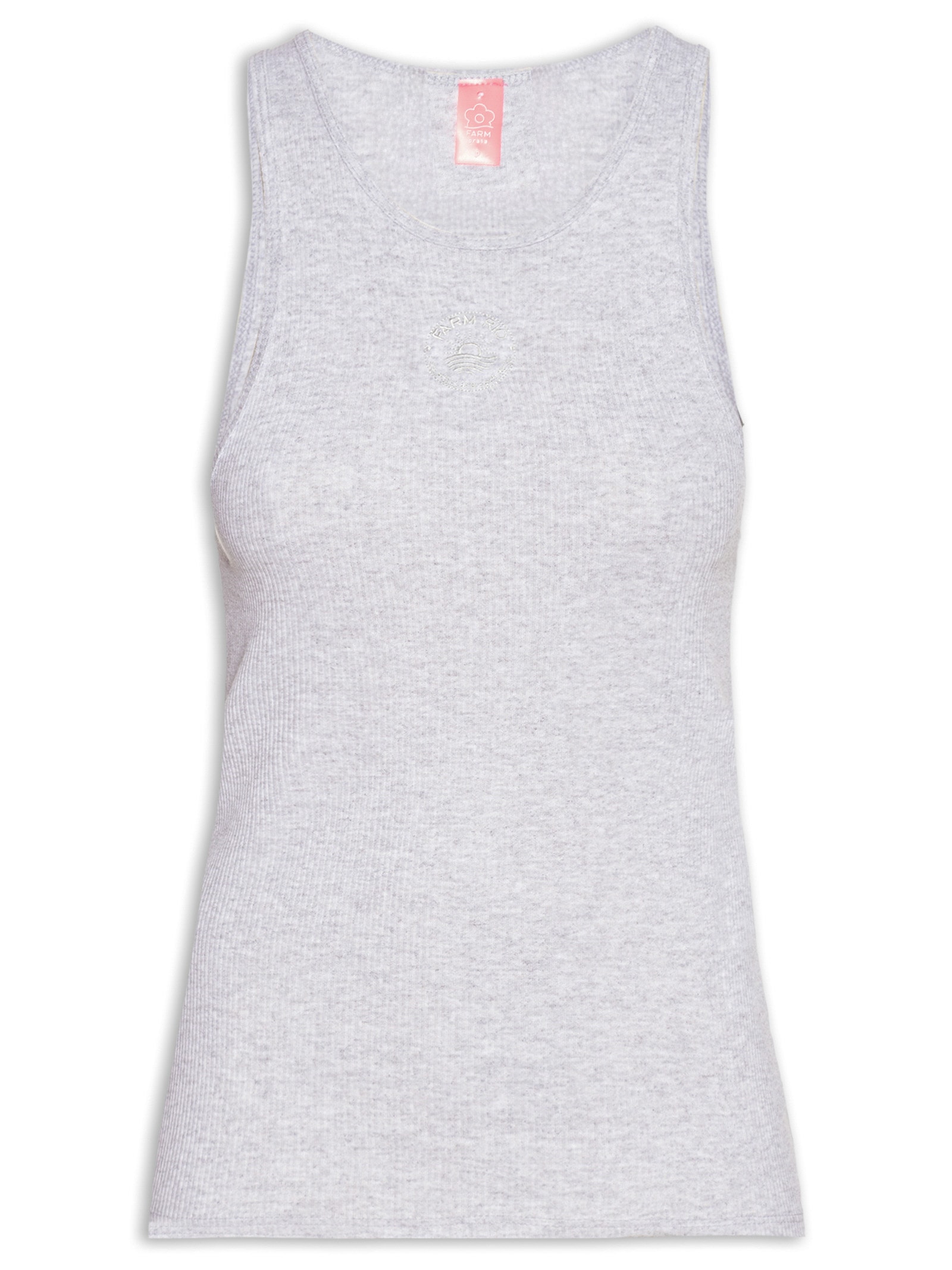 Regata Feminina Colorido Por Natureza Cinza Farm Praia