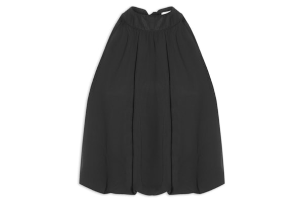 Regata Feminina Com Amarração - Preto