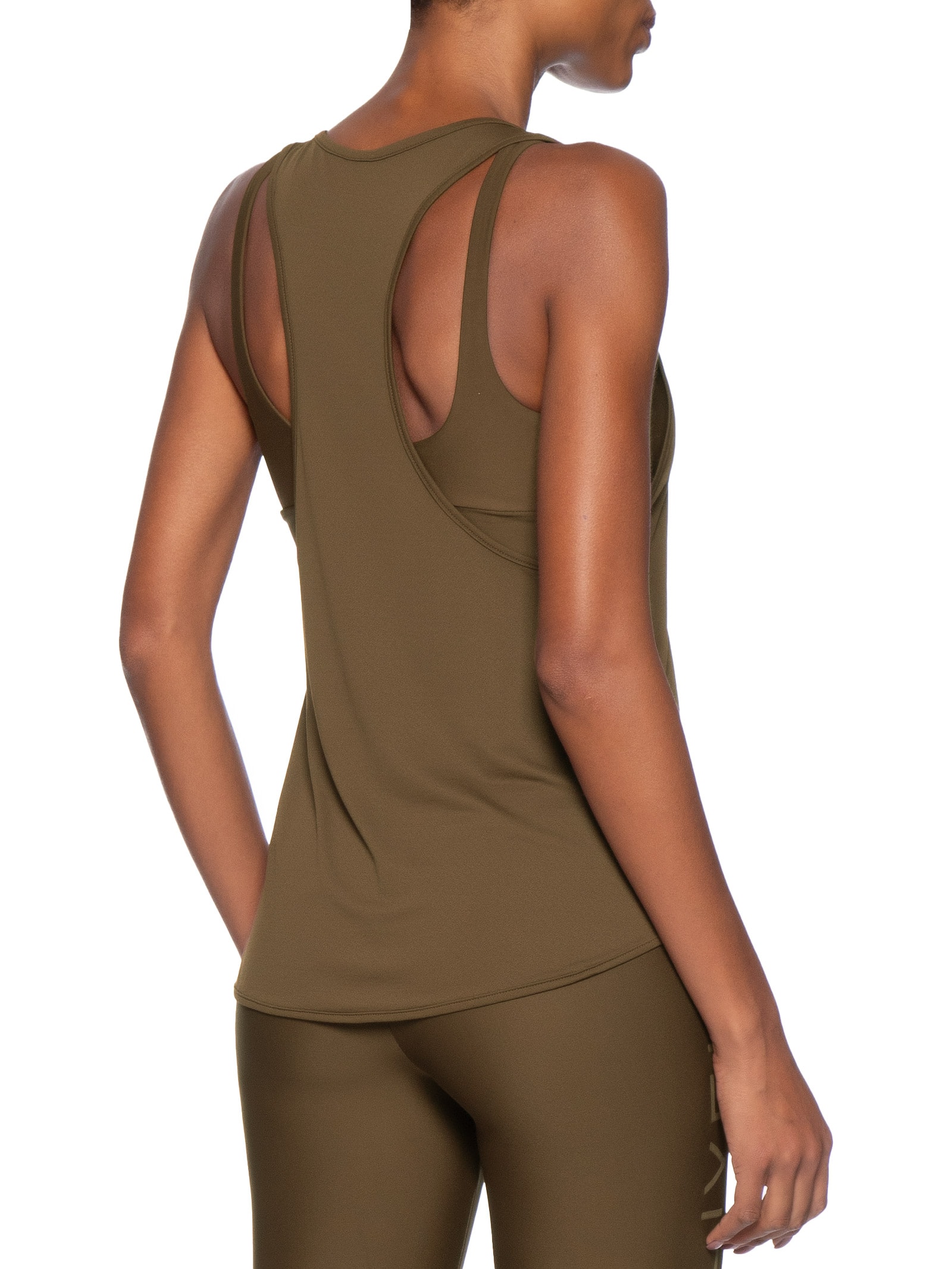 Regata Feminina Comfort Marrom Live!