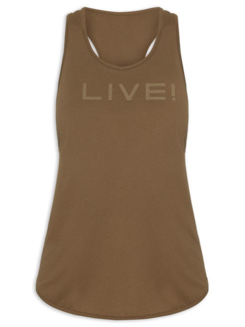 Regata Feminina Comfort – Marrom