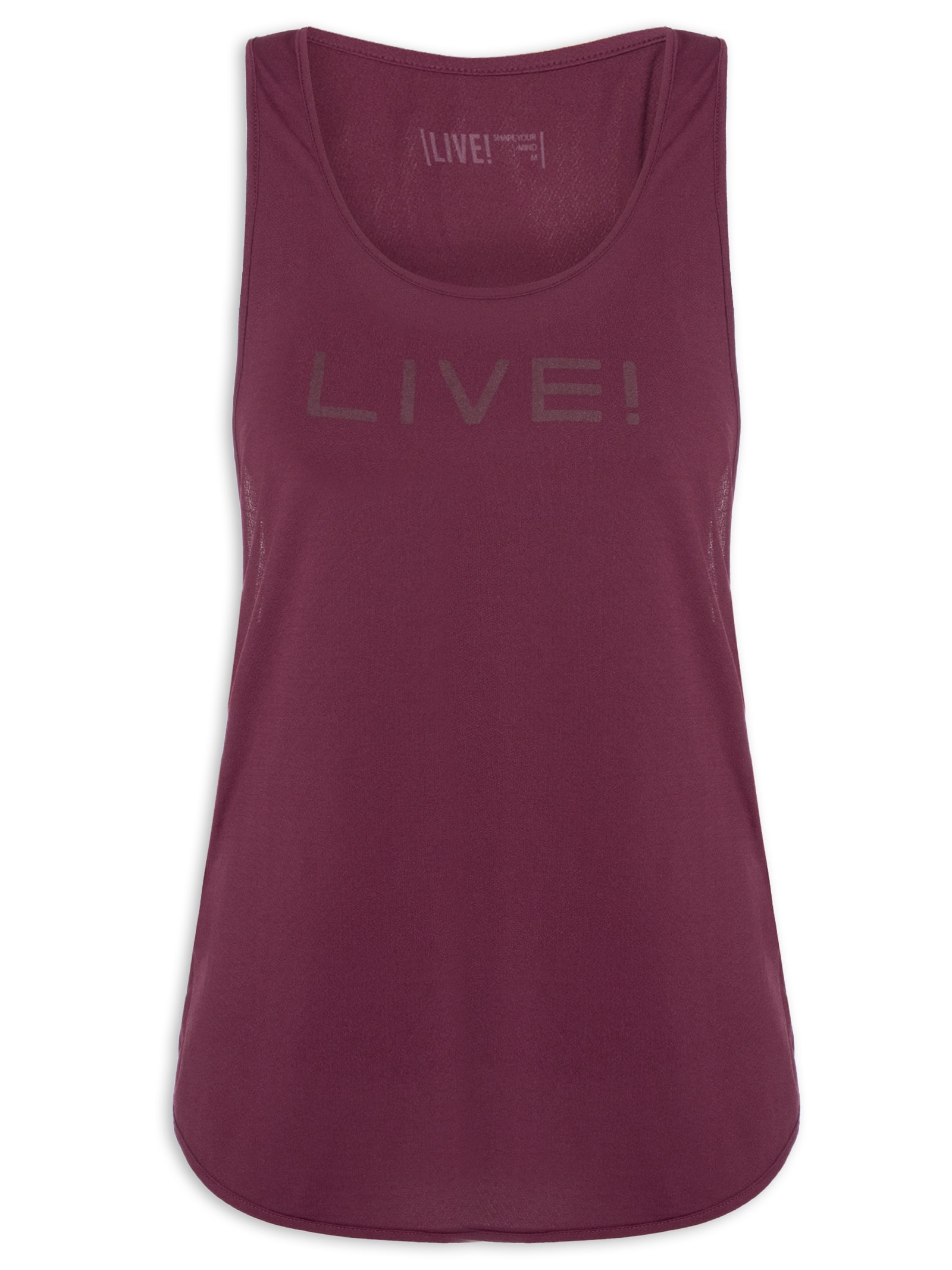 Regata Feminina Comfort Vermelho Live!