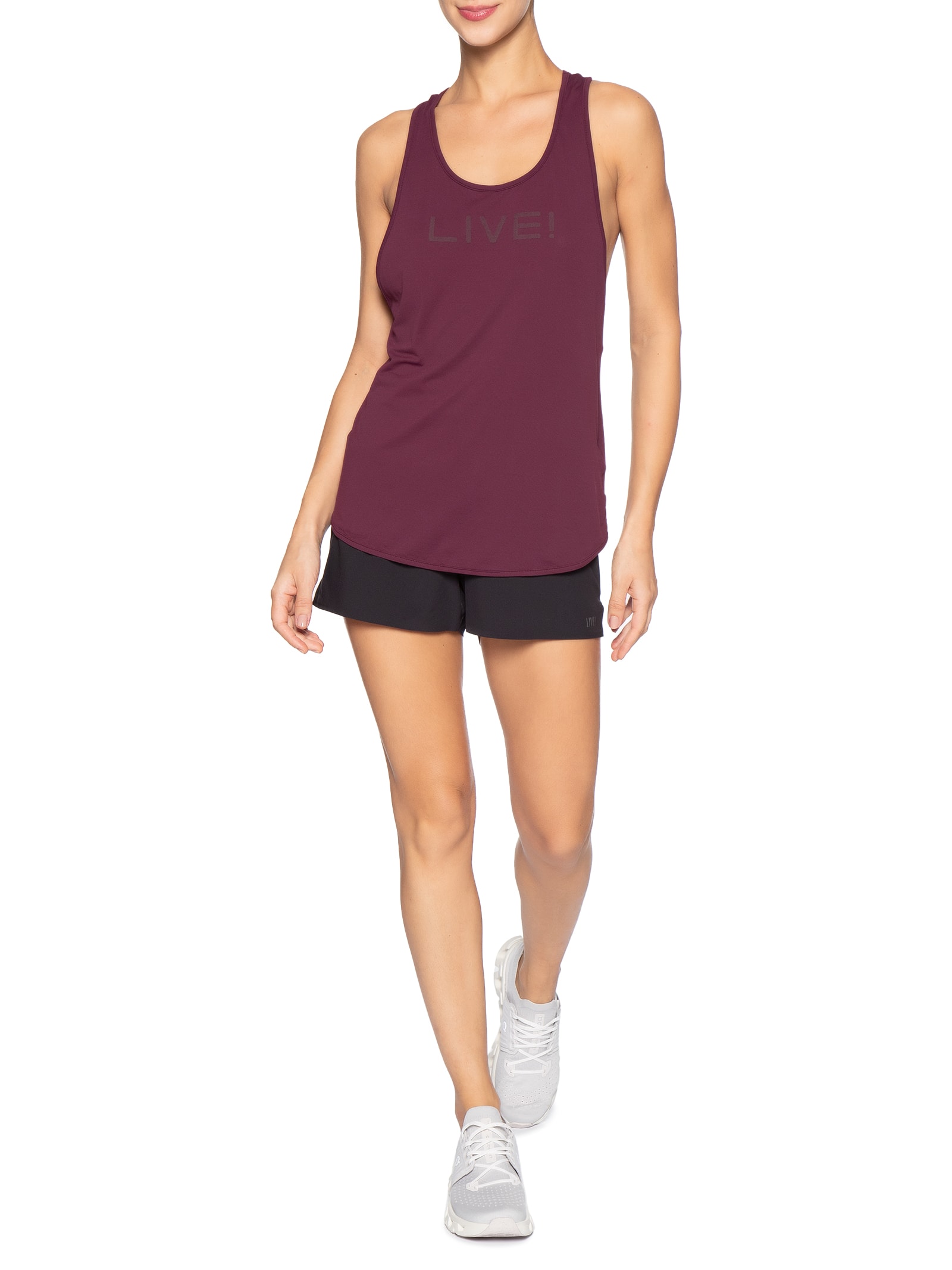 Regata Feminina Comfort Vermelho Live!