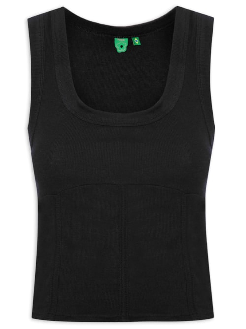Regata Feminina Corselet – Preto