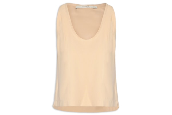 Regata Feminina Crepe - Bege