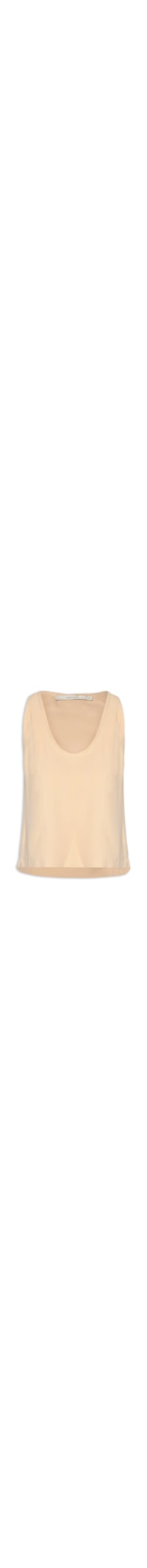 Regata Feminina Crepe - Bege