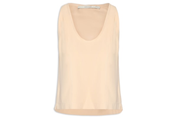 Regata Feminina Crepe - Bege