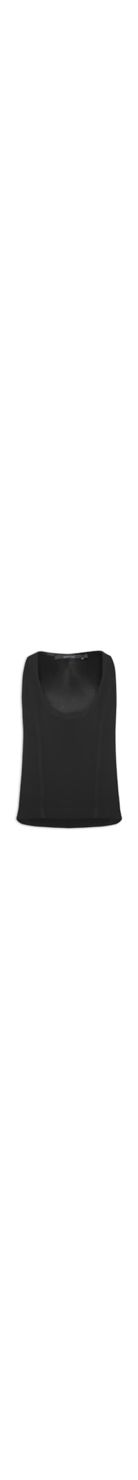Regata Feminina Crepe - Preto