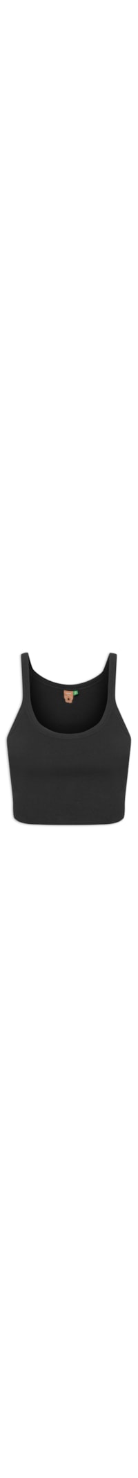 Regata Feminina Cropped Rita - Preto