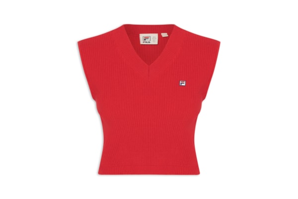 Regata Feminina Cropped Tricot Ag - Vermelho