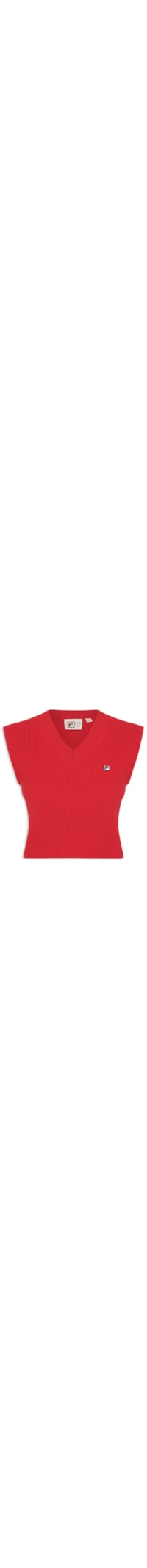 Regata Feminina Cropped Tricot Ag - Vermelho