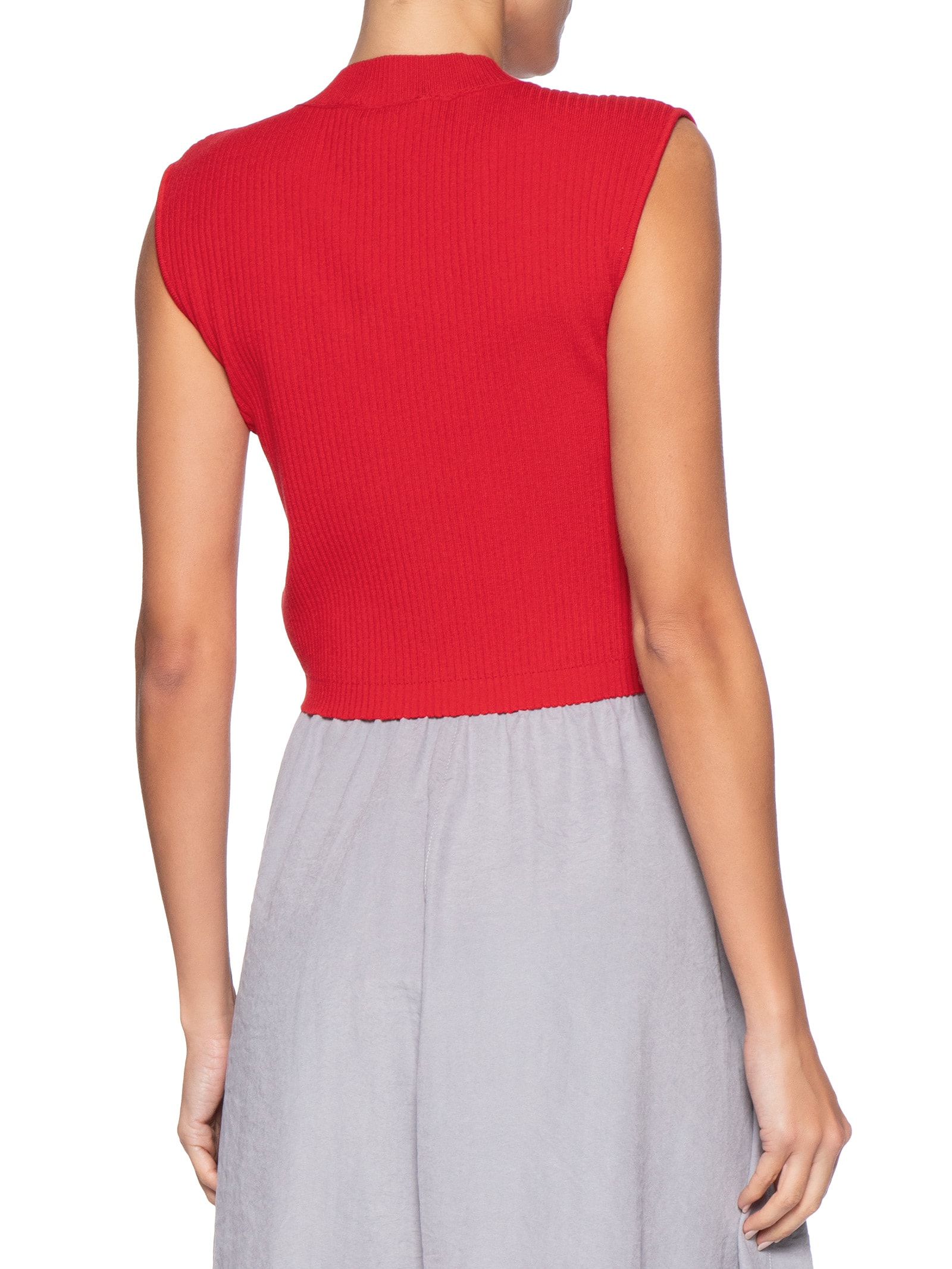 Regata Feminina Cropped Tricot Ag Vermelho Fila