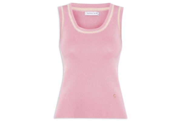 Regata Feminina De Tricot - Rosa