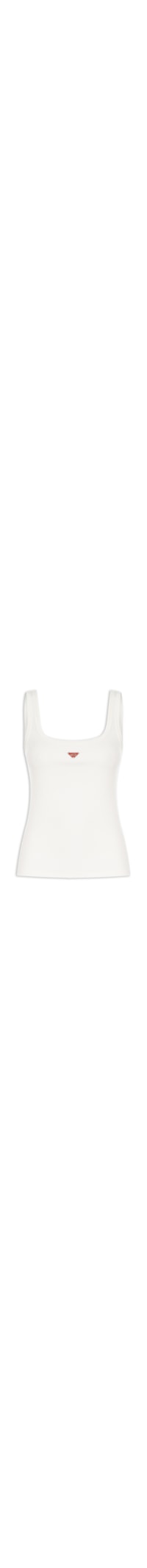 Regata Feminina Decote Quadrado - Off White