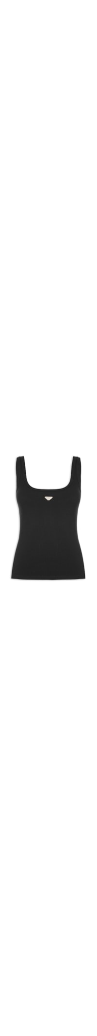 Regata Feminina Decote Quadrado - Preto