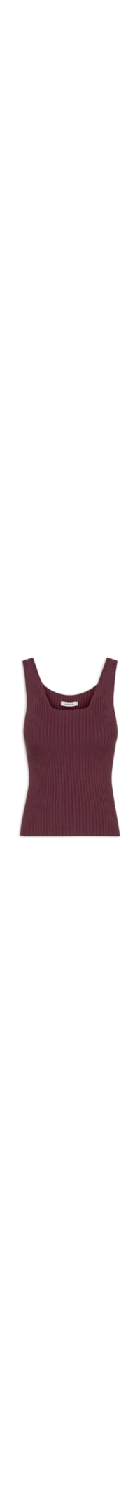 Regata Feminina Decote Quadrado - Vinho