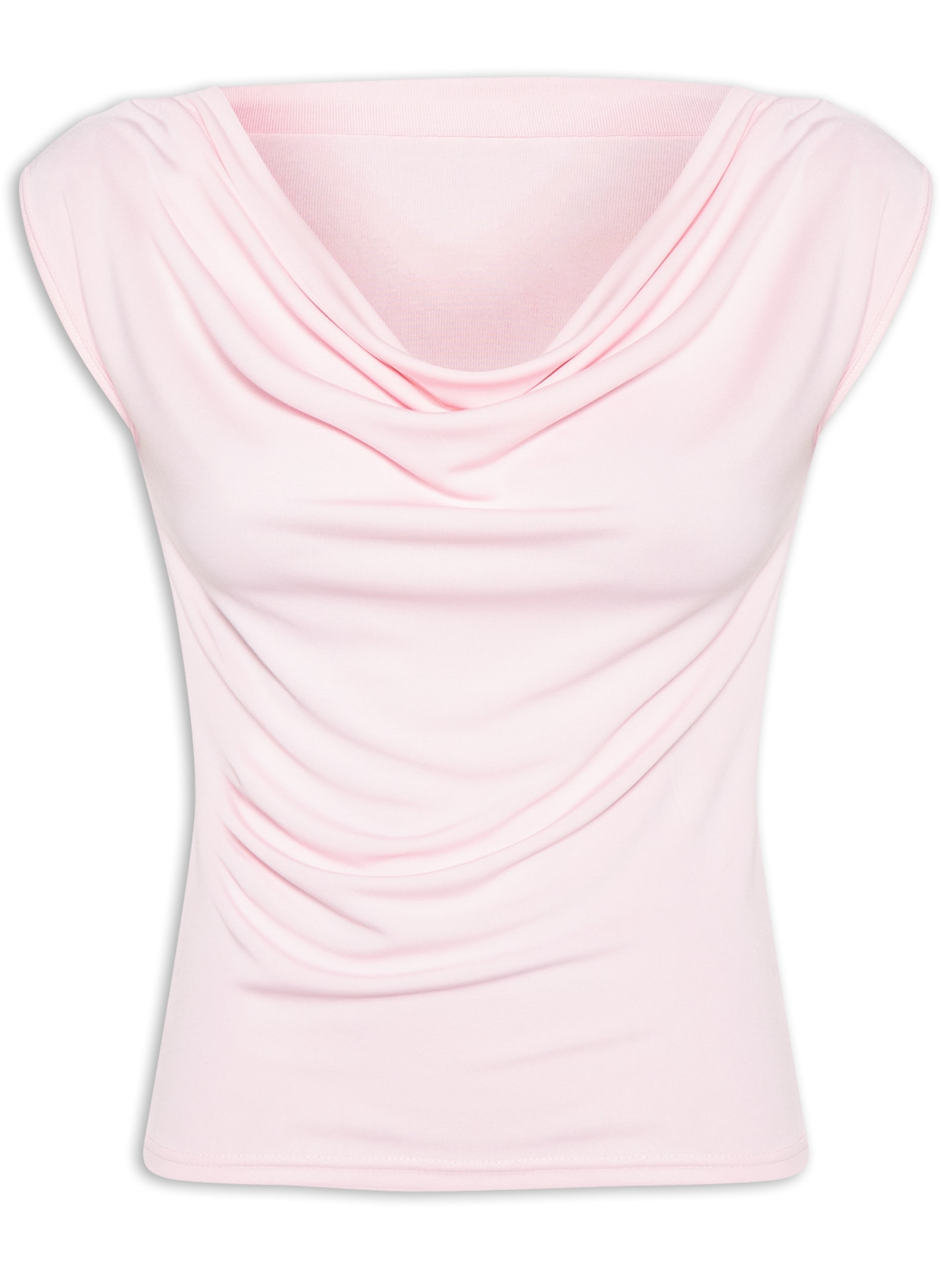 Regata Feminina Drapeada Degagê Rosa Basiq