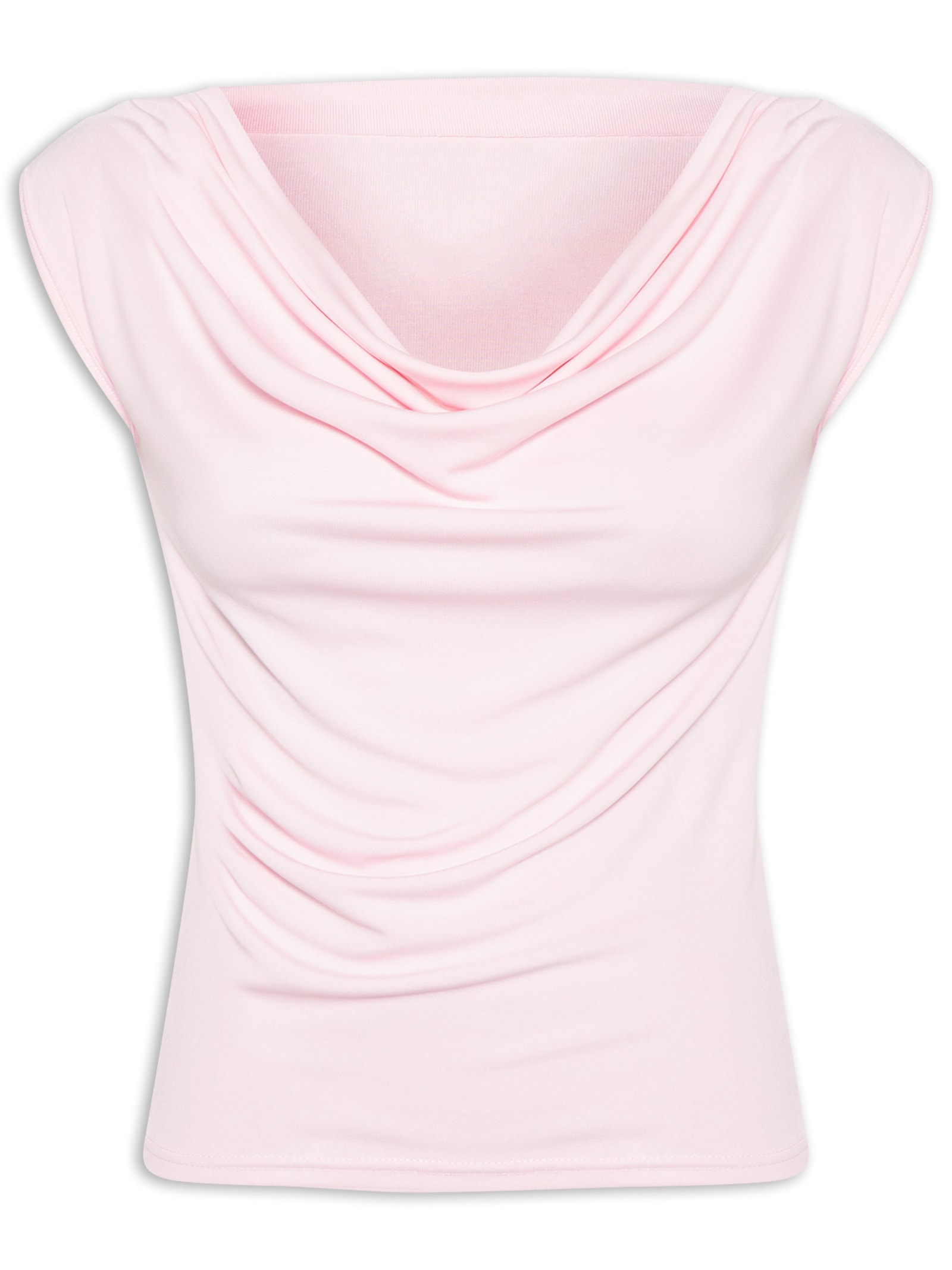 Regata Feminina Drapeada Degagê Rosa Basiq