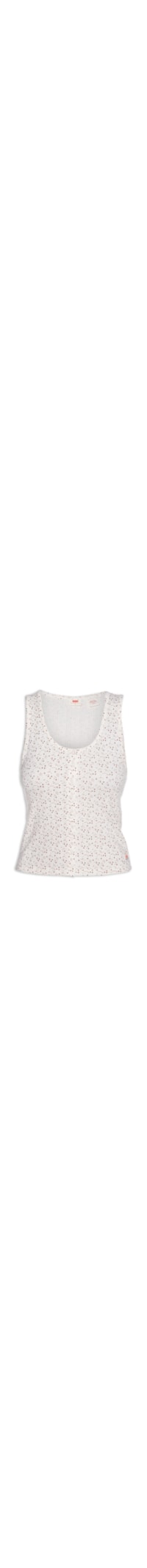 Regata Feminina Dry Goods Pointelle Tank - Off White