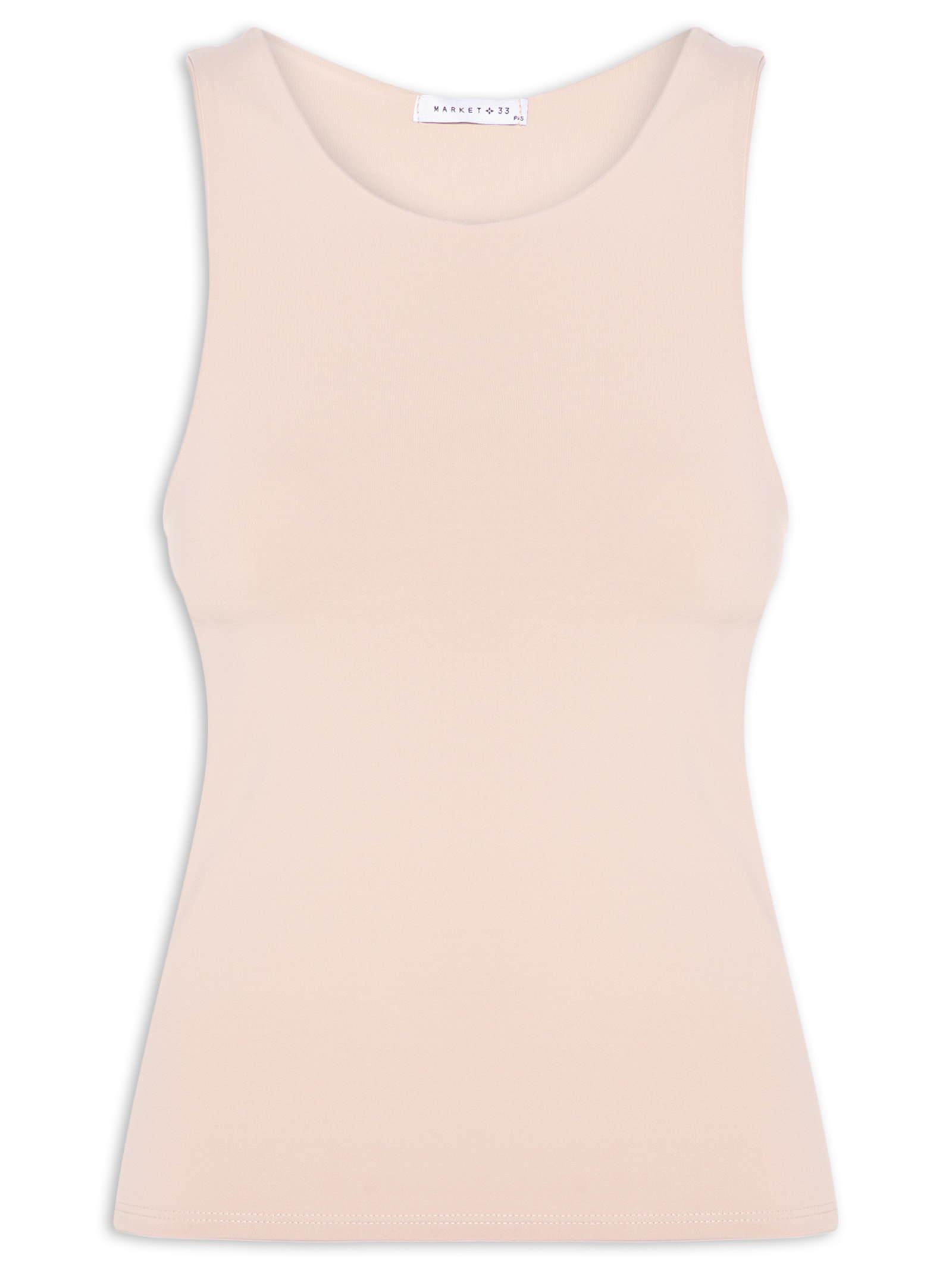 Regata Feminina em Poliamida – Bege Market 33