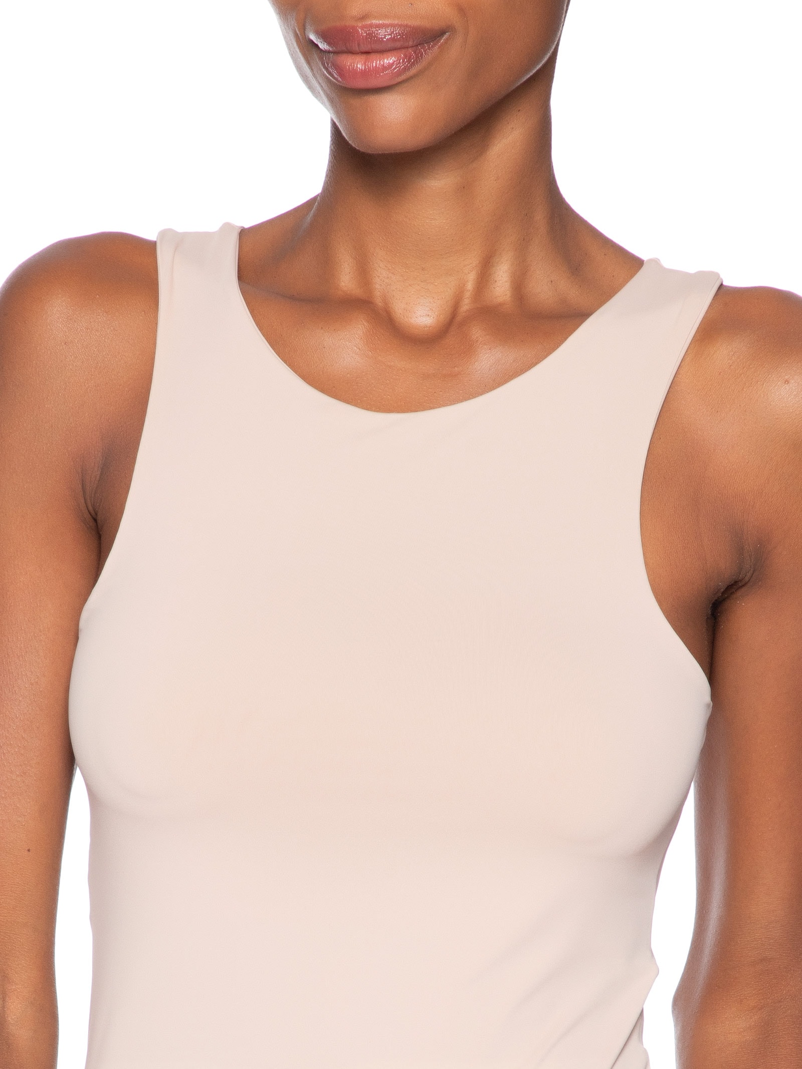 Regata Feminina em Poliamida – Bege Market 33