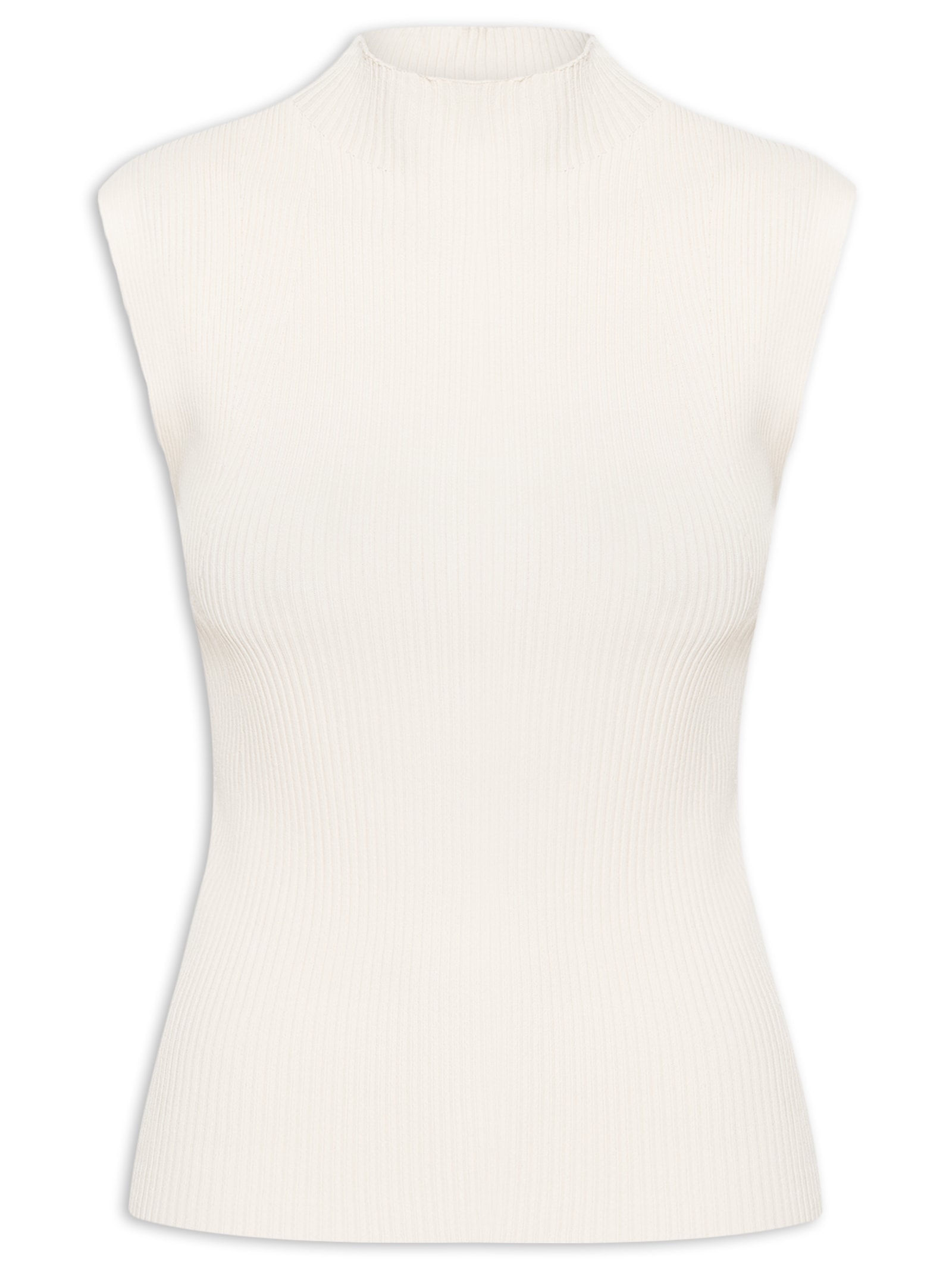 Regata Feminina Em Tricot Amarelo Market 33