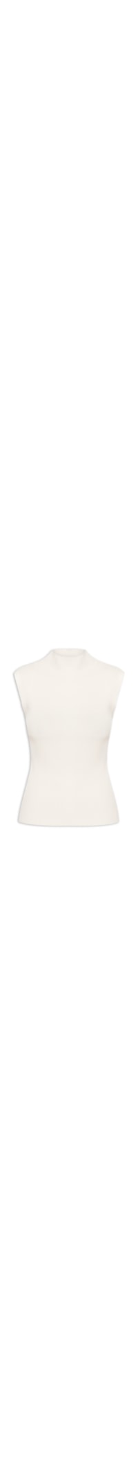 Regata Feminina Em Tricot - Amarelo