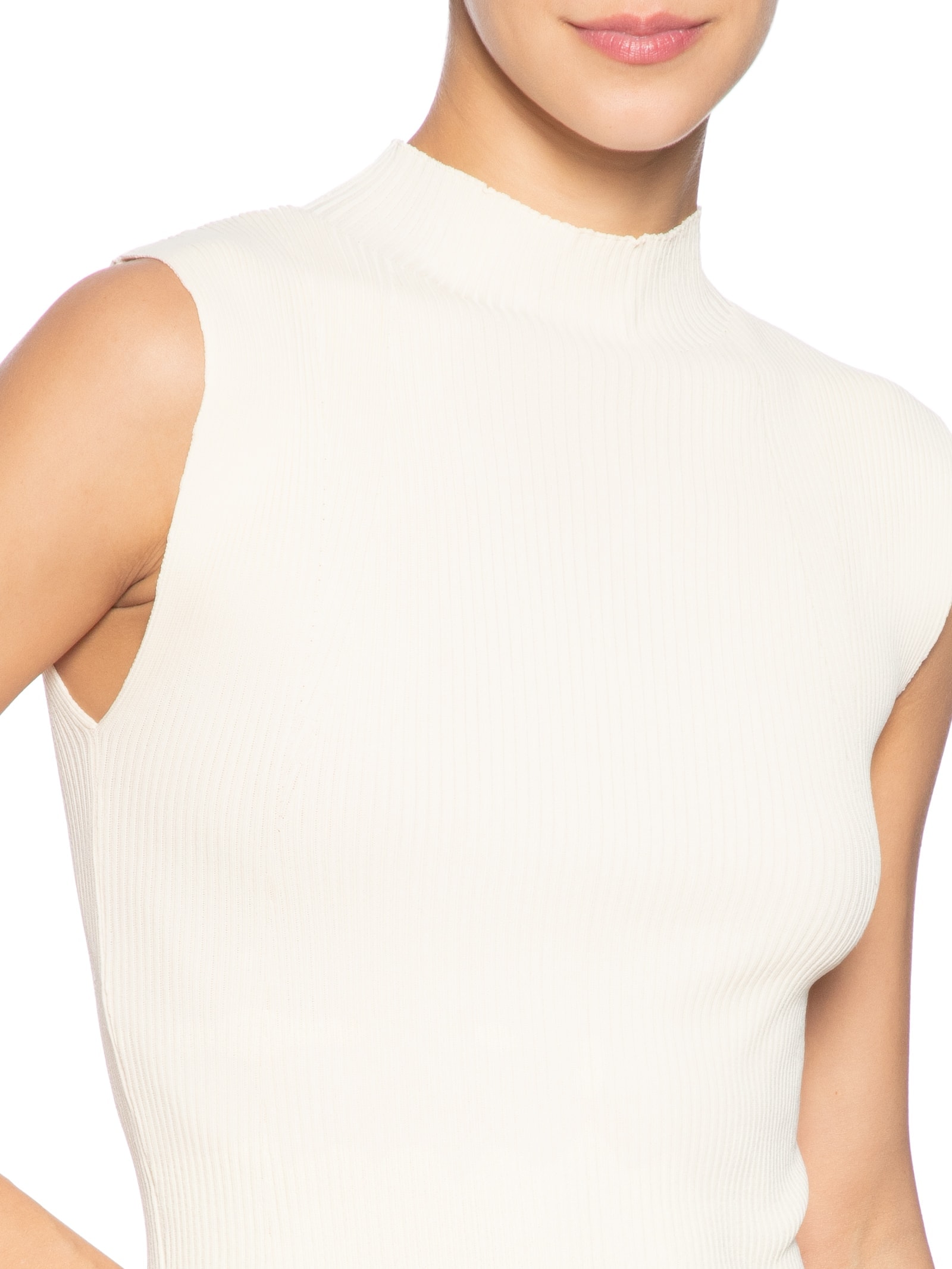 Regata Feminina Em Tricot Amarelo Market 33
