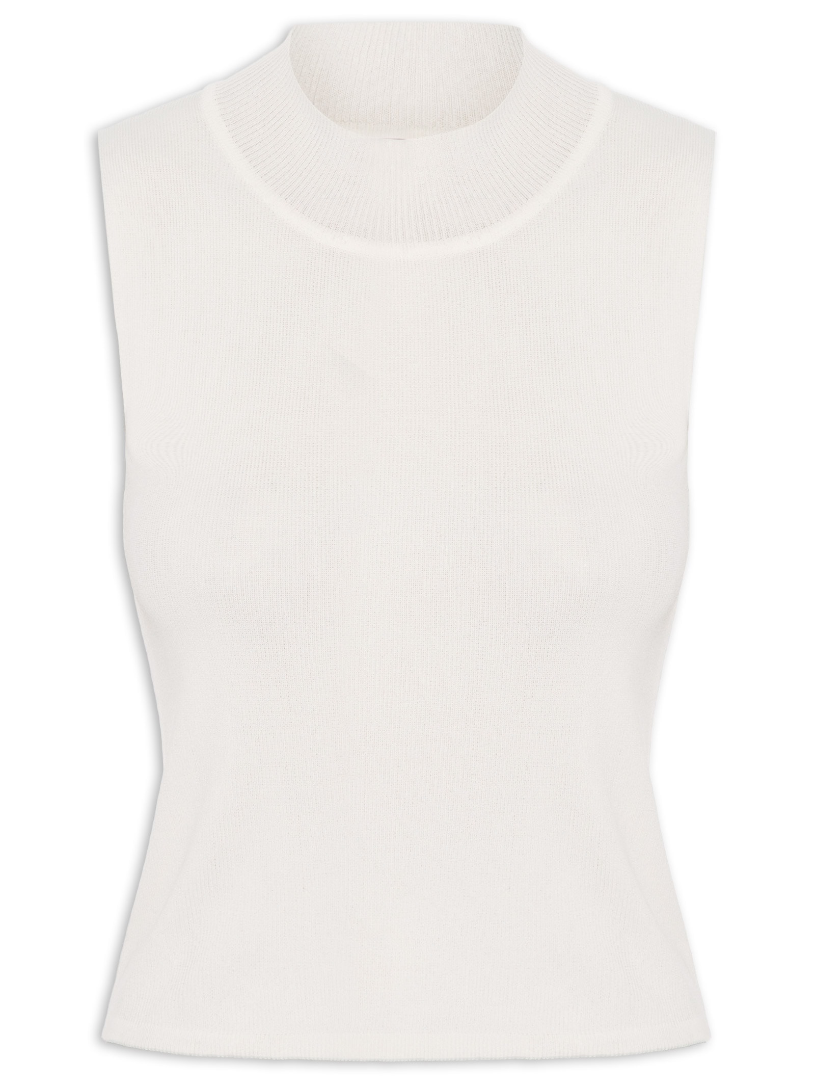 Regata Feminina Em Tricot Bege Market 33