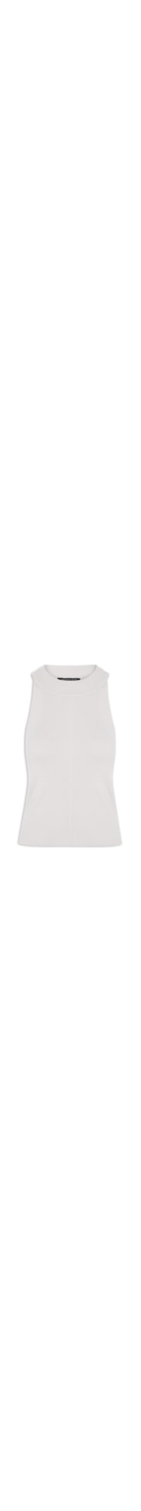 Regata Feminina Em Tricot - Cinza