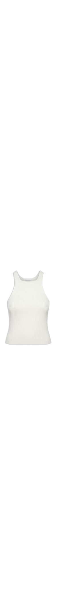 Regata Feminina Em Tricot - Off White