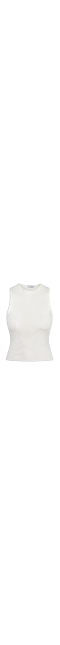 Regata Feminina Em Tricot - Off White
