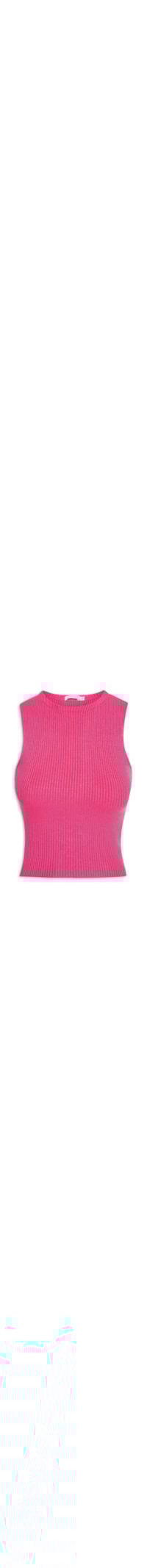 Regata Feminina Em Tricot - Rosa