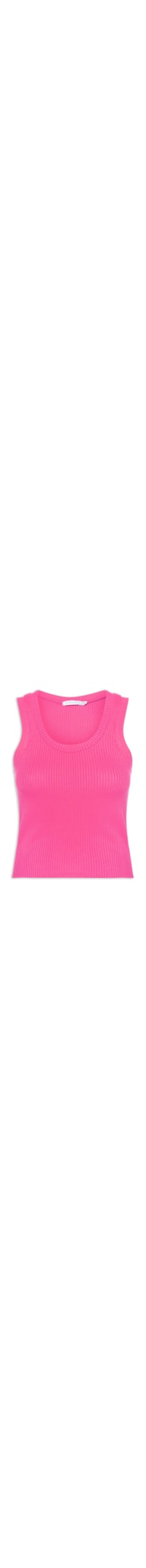 Regata Feminina Em Tricot - Rosa