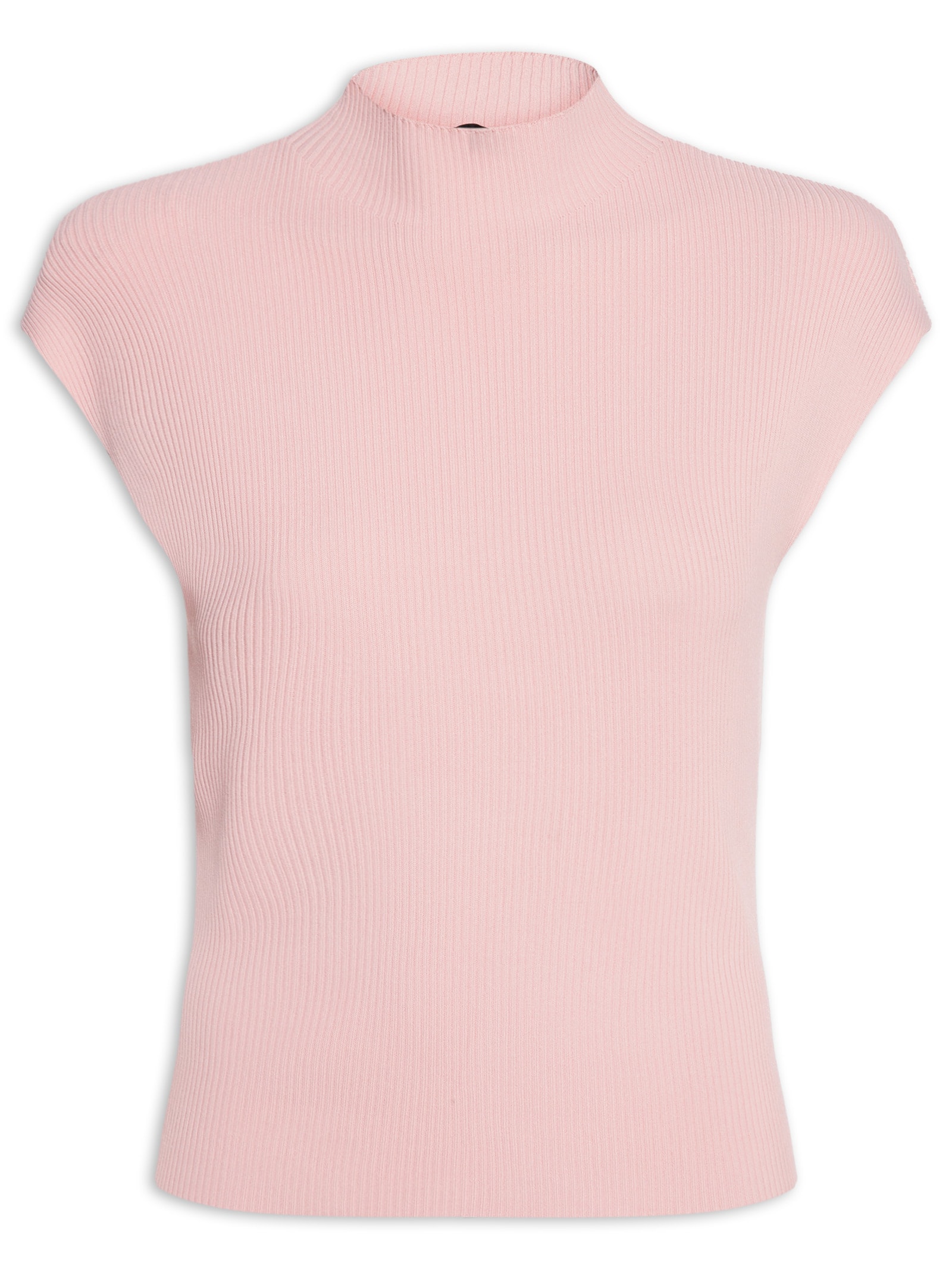 Regata Feminina Em Tricot Rosa Market 33