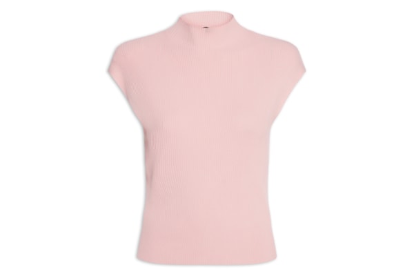 Regata Feminina Em Tricot - Rosa