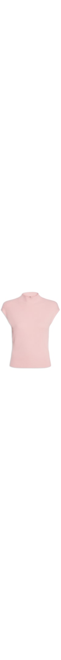 Regata Feminina Em Tricot - Rosa