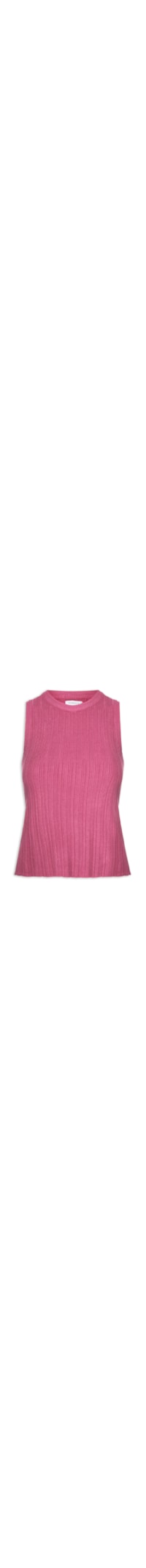 Regata Feminina Em Tricot - Rosa