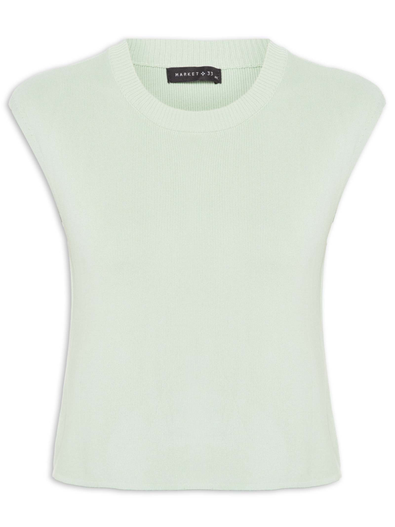 Regata Feminina Em Tricot Verde Market 33